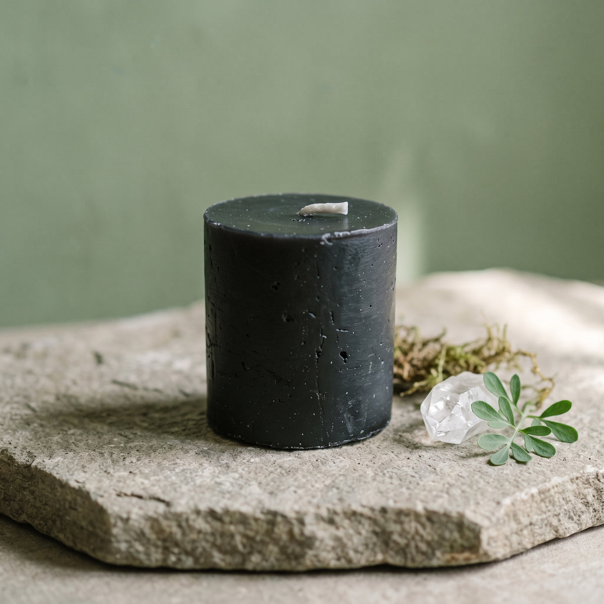 Vela de Ruda Artesanal para Limpieza y Protección