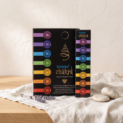 Incienso Goloka Chakra Black Series 15 g